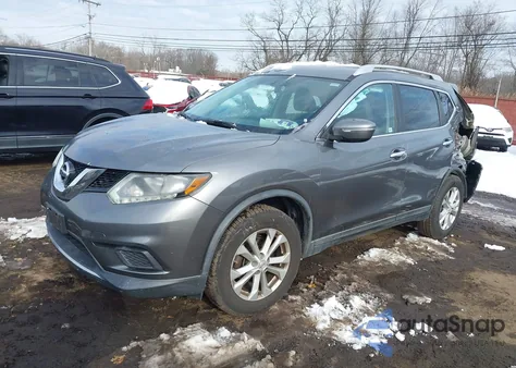 2015 Nissan Rogue Sv z USA, uszkodzony, nr VIN KNMAT2MV7FP584409